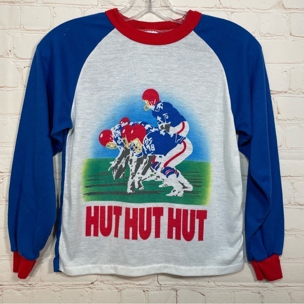Vintage Carters Football Hut Hut Hut Boys Pajama Top size Medium 12